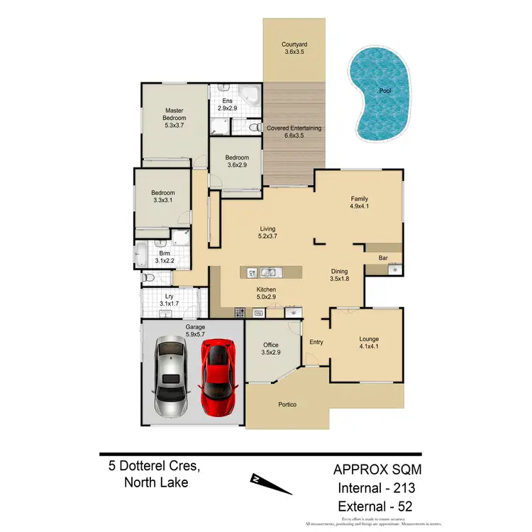 Floorplan of Homely house listing, 5 Dotterel Crescent, North Lakes QLD 4509