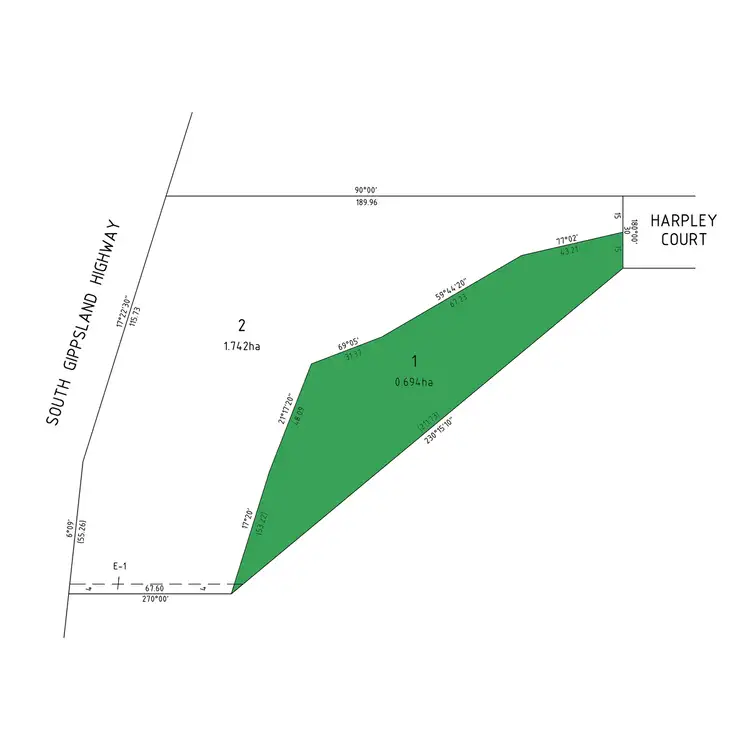 Floorplan of Homely land listing, 57 Harpley Road, Longford VIC 3851
