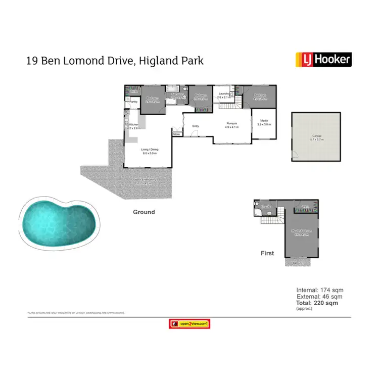 Floorplan of Homely house listing, 19 Ben Lomond Drive, Highland Park QLD 4211
