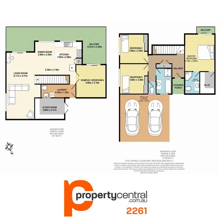 Floorplan of Homely house listing, 5 Valley View Road, Bateau Bay NSW 2261
