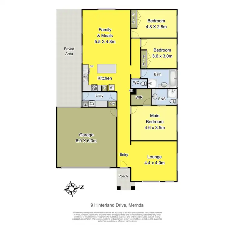 Floorplan of Homely house listing, 9 Hinterland Drive, Mernda VIC 3754