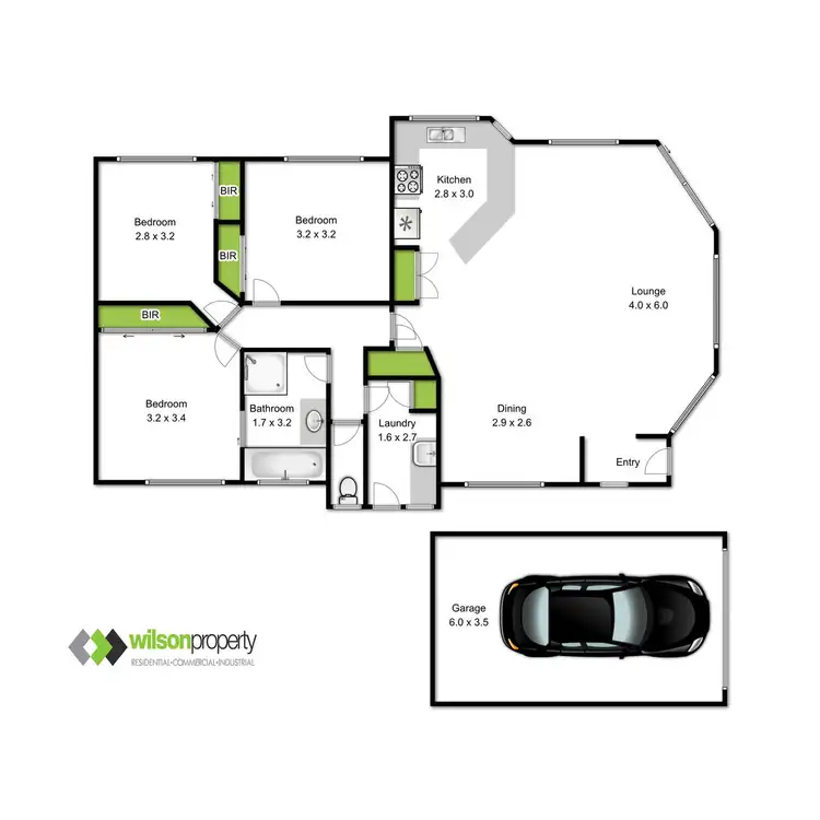 Floorplan of Homely townhouse listing, 1/9 Munro Street, Traralgon VIC 3844