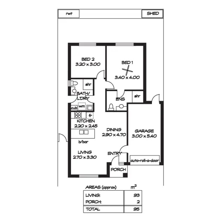 Floorplan of Homely house listing, 29E Bricknell Street, Magill SA 5072