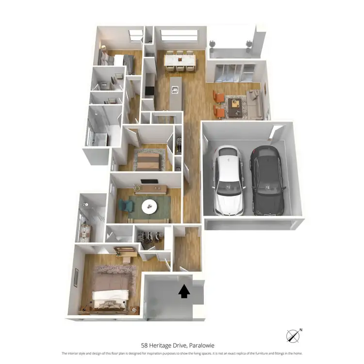 Floorplan of Homely house listing, 58 Heritage Drive, Paralowie SA 5108