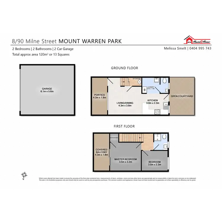 Floorplan of Homely unit listing, 8/90 Milne Street, Mount Warren Park QLD 4207