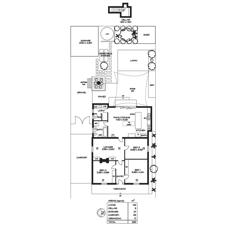 Floorplan of Homely villa listing, 19 Danby Street, Torrensville SA 5031