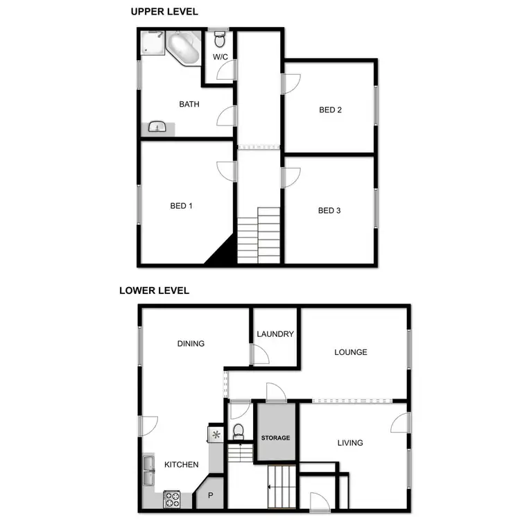 Floorplan of Homely apartment listing, 1/402 Doveton Street North, Soldiers Hill VIC 3350