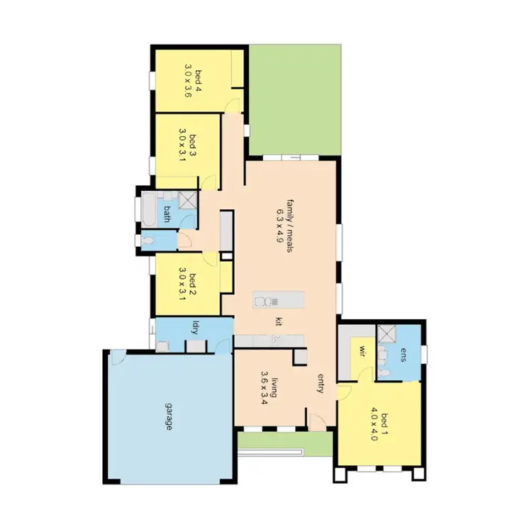 Floorplan of Homely house listing, Address available on request