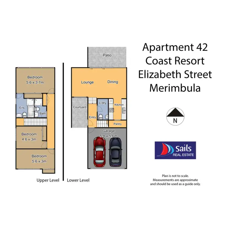 Floorplan of Homely townhouse listing, 42/1 Elizabeth Street, Merimbula NSW 2548