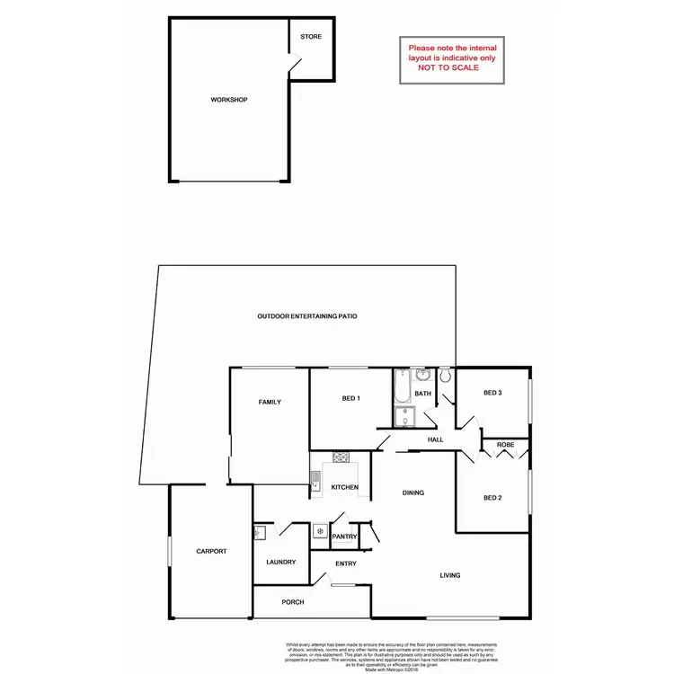 Floorplan of Homely house listing, 15 Newport Way, Lynwood WA 6147