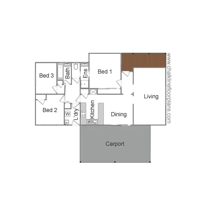 Floorplan of Homely house listing, 6 Prest Court, Mansfield VIC 3722