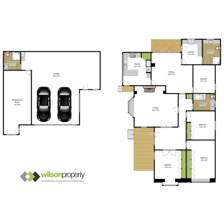 Floorplan of Homely house listing, 13-15 Bridges Avenue, Traralgon VIC 3844