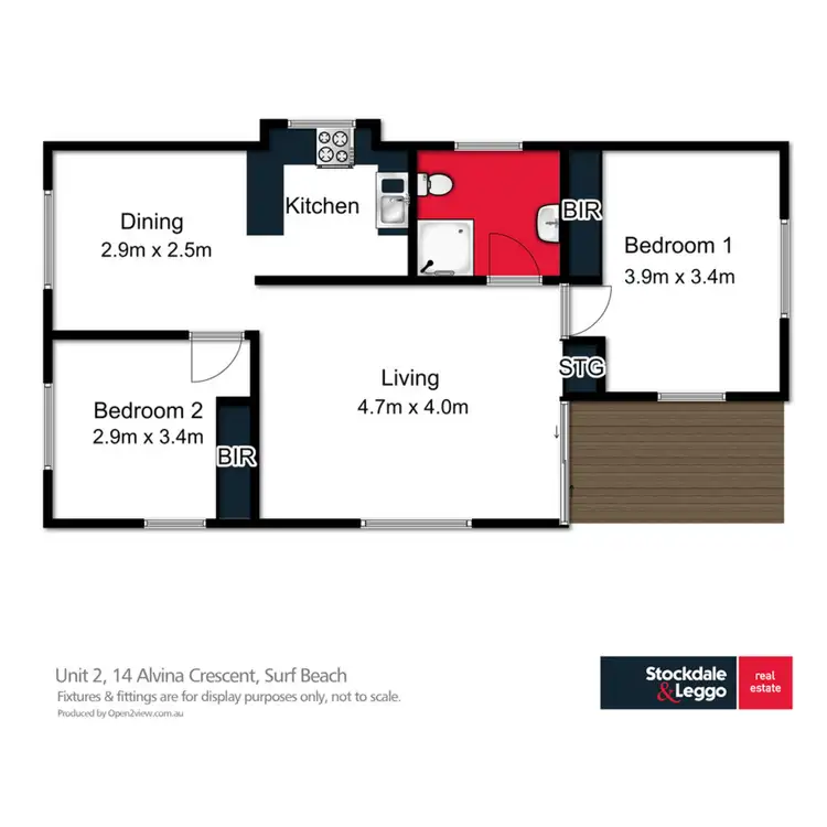 Floorplan of Homely house listing, 14 Alvina Crescent, Surf Beach VIC 3922