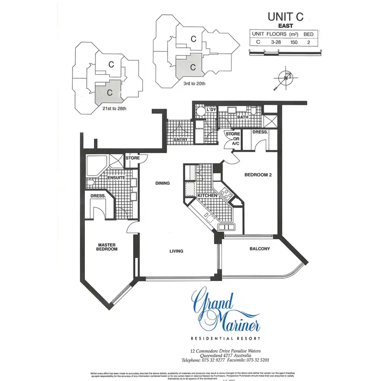 Floorplan of Homely apartment listing, 125/12 Commodore Drive, Paradise Waters QLD 4217