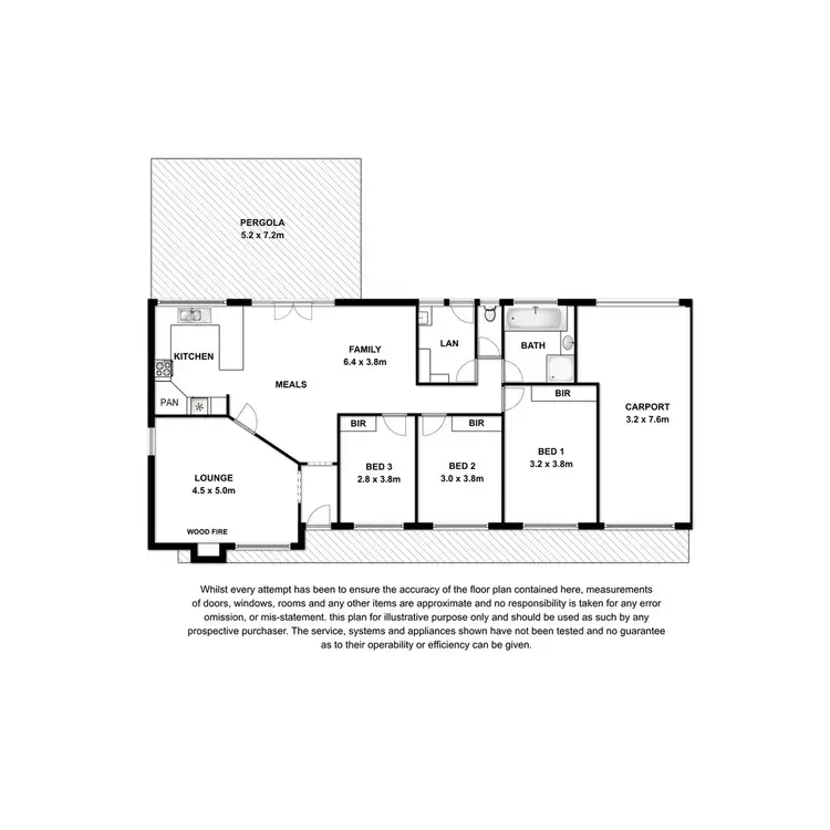 Floorplan of Homely house listing, 12 Eucla Court, Mount Gambier SA 5290