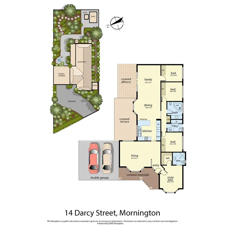 Floorplan of Homely house listing, 14 Darcy Street, Mornington VIC 3931