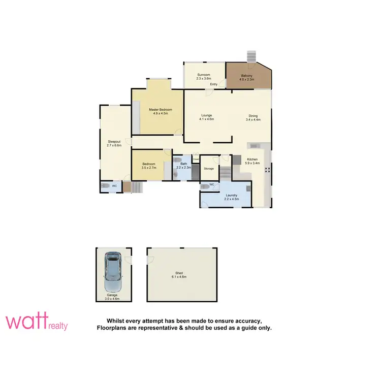 Floorplan of Homely house listing, 126 Brighton Terrace, Sandgate QLD 4017