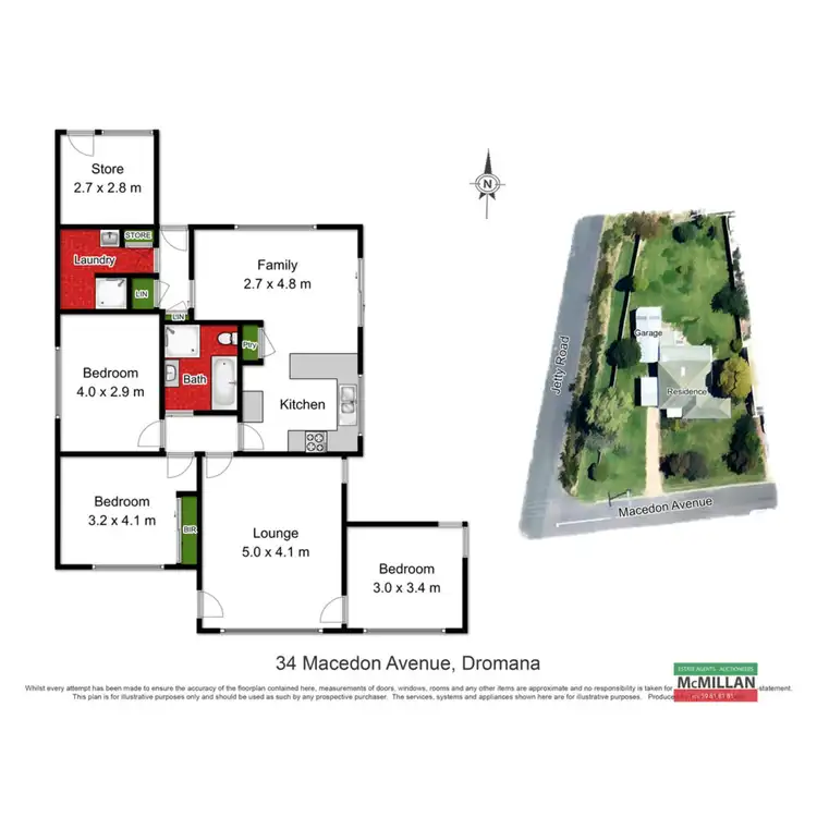 Floorplan of Homely house listing, 34 Macedon Avenue, Dromana VIC 3936