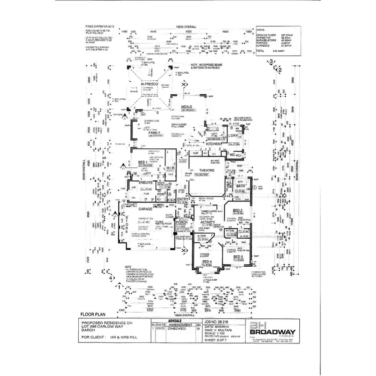 Floorplan of Homely house listing, 43 Carlow Way, Darch WA 6065