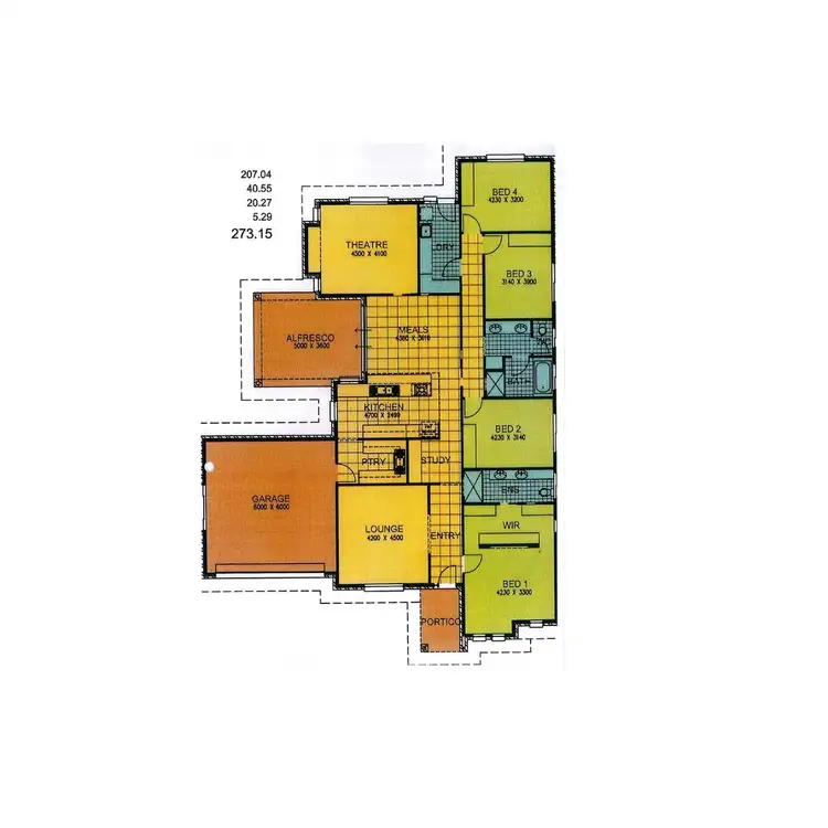 Floorplan of Homely house listing, 4 Tasman Court, Mount Gambier SA 5290
