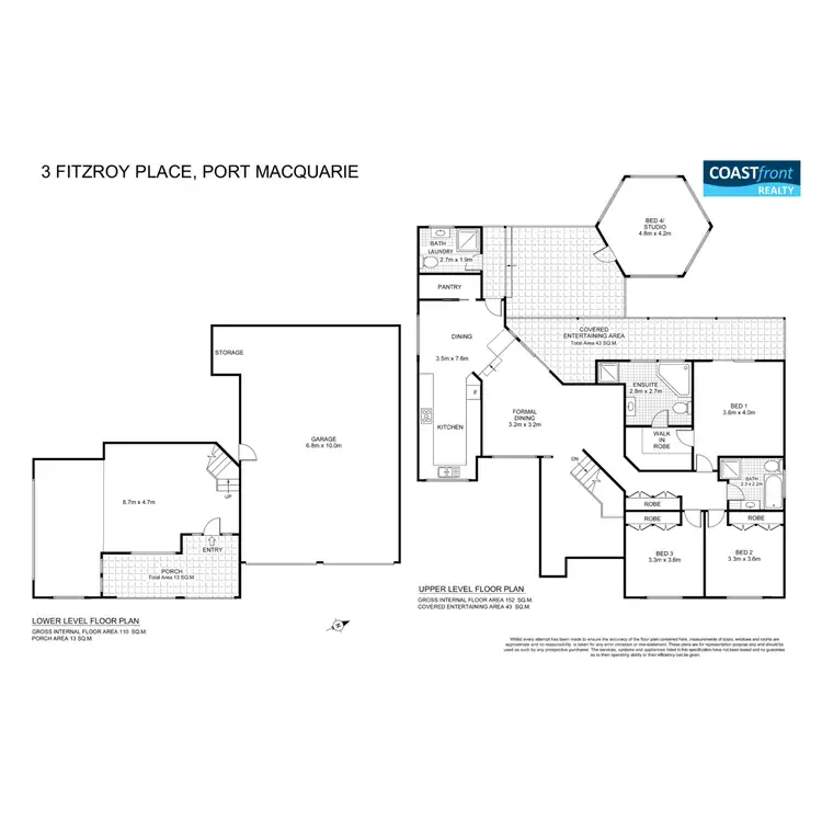 Floorplan of Homely house listing, 3 Fitzroy Place, Port Macquarie NSW 2444