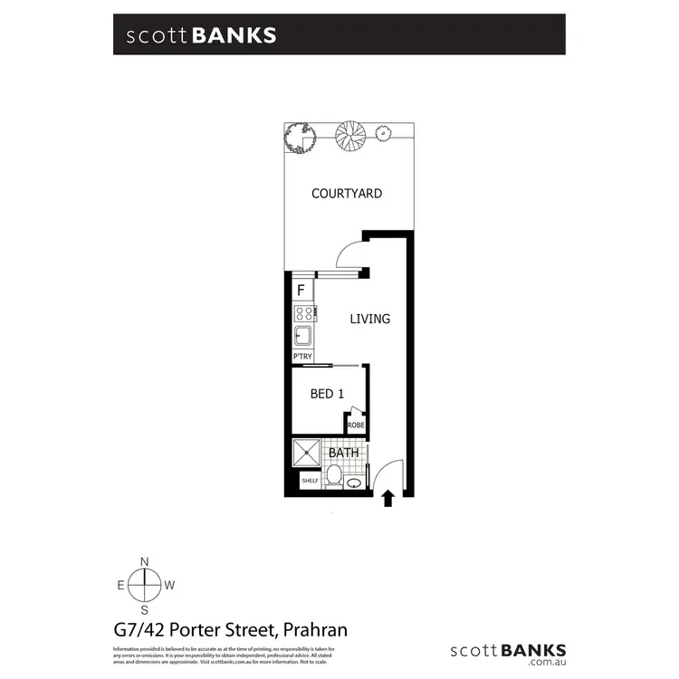 Floorplan of Homely apartment listing, G7/42 Porter Street, Prahran VIC 3181