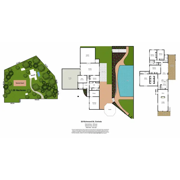 Floorplan of Homely rural property listing, 38 Richmond Street, Corinda QLD 4075