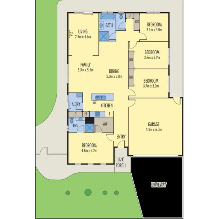 Floorplan of Homely house listing, 144 Riversdale Drive, Tarneit VIC 3029