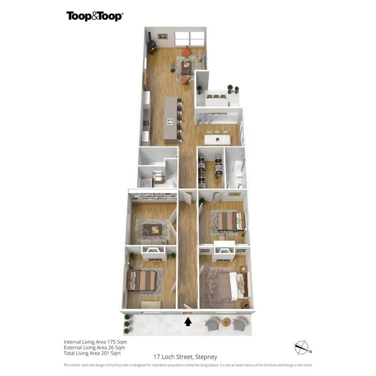Floorplan of Homely house listing, 17 Loch Street, Stepney SA 5069