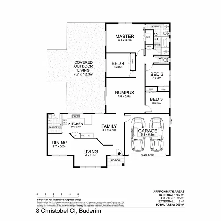 Floorplan of Homely house listing, 8 CHRISTOBEL Close, Buderim QLD 4556