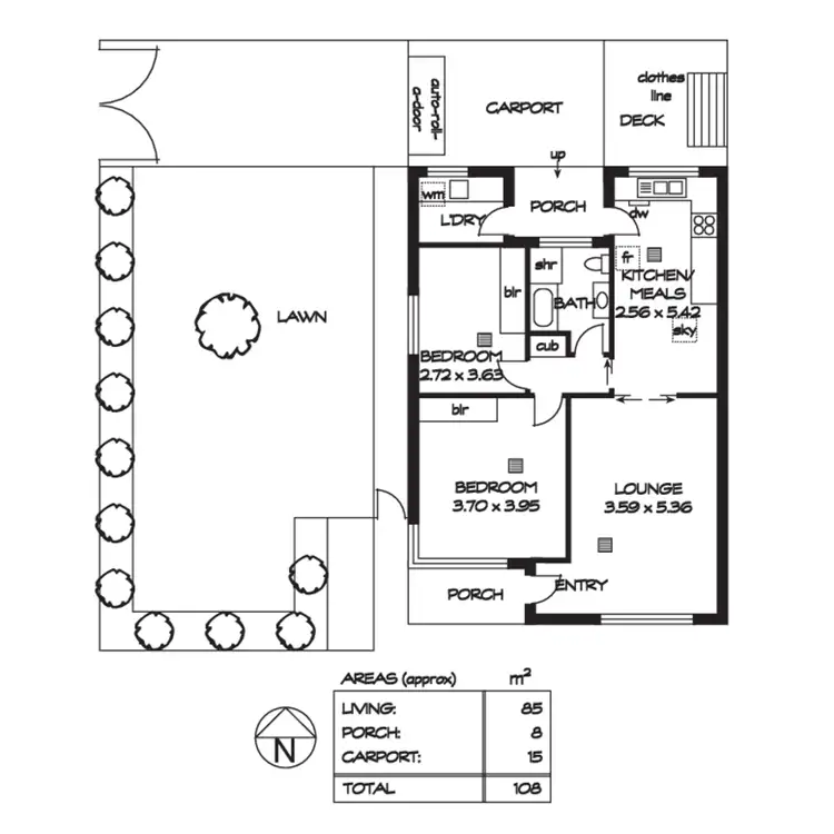 Floorplan of Homely house listing, 1/35 Sussex Terrace, Hawthorn SA 5062