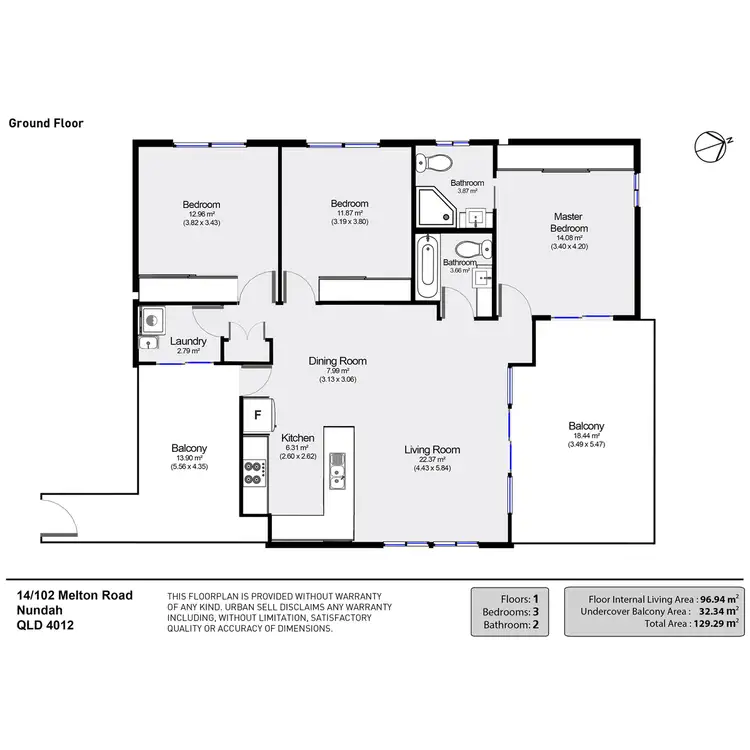 Floorplan of Homely apartment listing, 14/102 Melton Road, Nundah QLD 4012