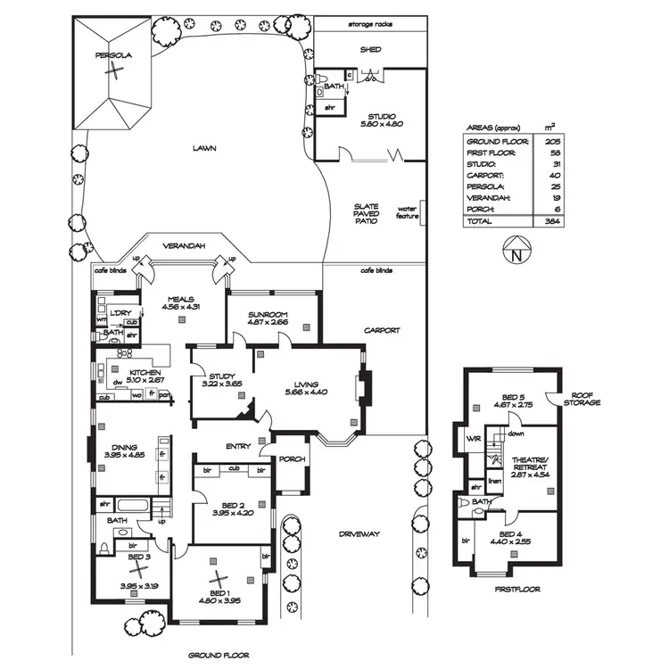 Floorplan of Homely house listing, 7 Caulfield Avenue, Cumberland Park SA 5041