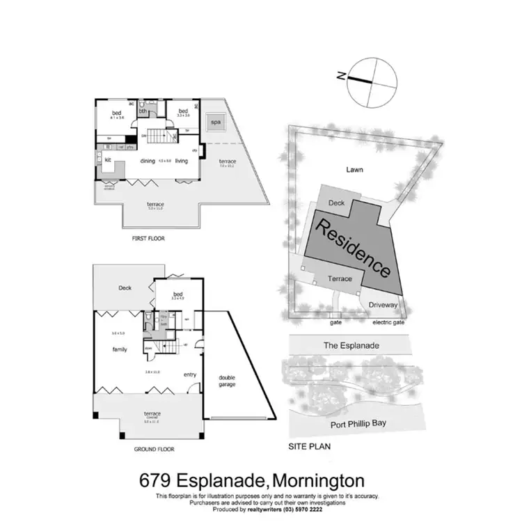 Floorplan of Homely house listing, 679 Esplanade, Mornington VIC 3931