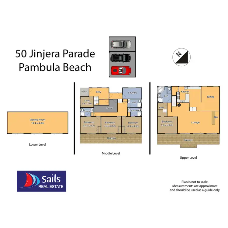 Floorplan of Homely house listing, 50 Jinjera Parade, Pambula Beach NSW 2549