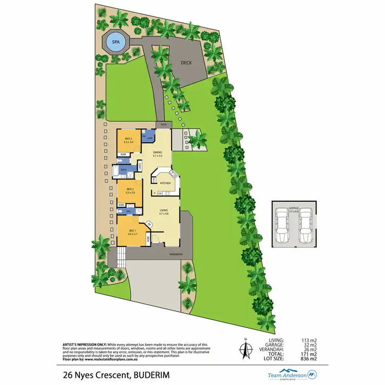 Floorplan of Homely house listing, 26 Nyes Crescent, Buderim QLD 4556