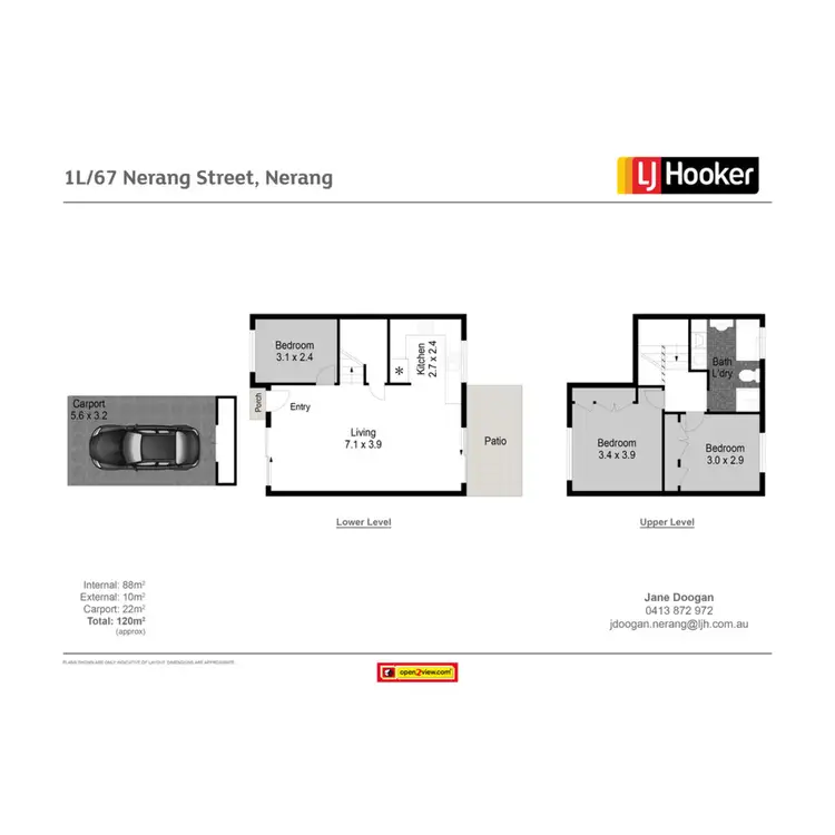Floorplan of Homely unit listing, 1 Lantana 67 Nerang Street, Nerang QLD 4211