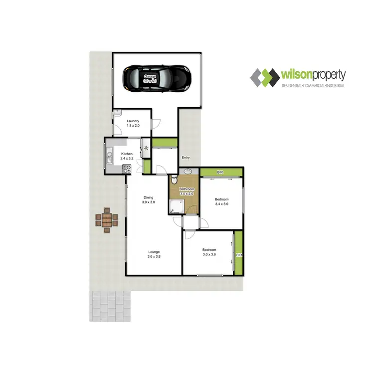 Floorplan of Homely unit listing, 1/27-29 Ormond Road, Traralgon VIC 3844