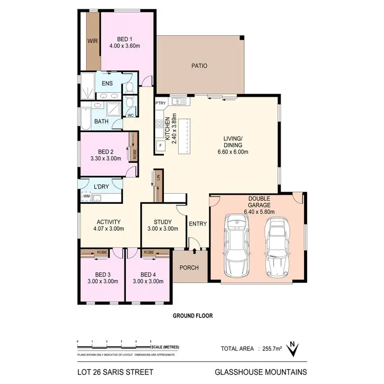 Floorplan of Homely house listing, 6 Sairs Street, Glass House Mountains QLD 4518