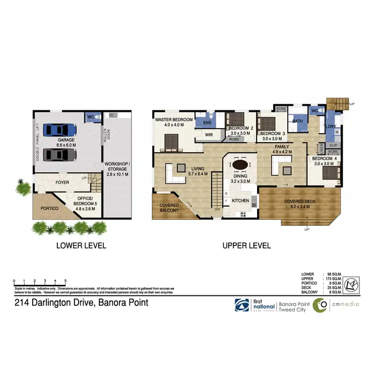 Floorplan of Homely house listing, 214 Darlington Drive, Banora Point NSW 2486