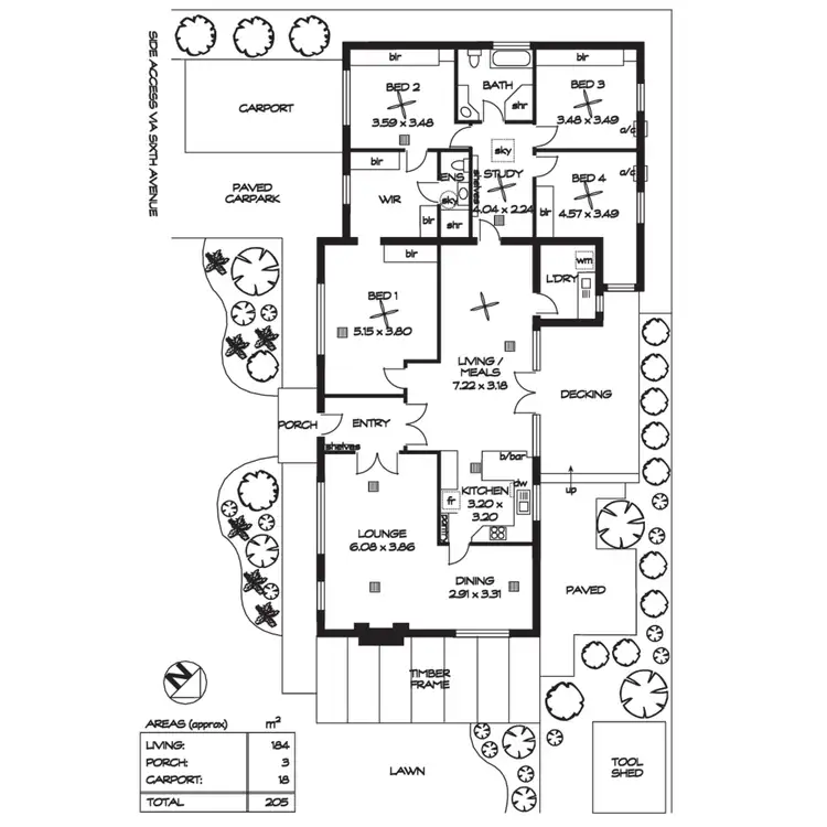 Floorplan of Homely house listing, 61 Battams Road, Royston Park SA 5070
