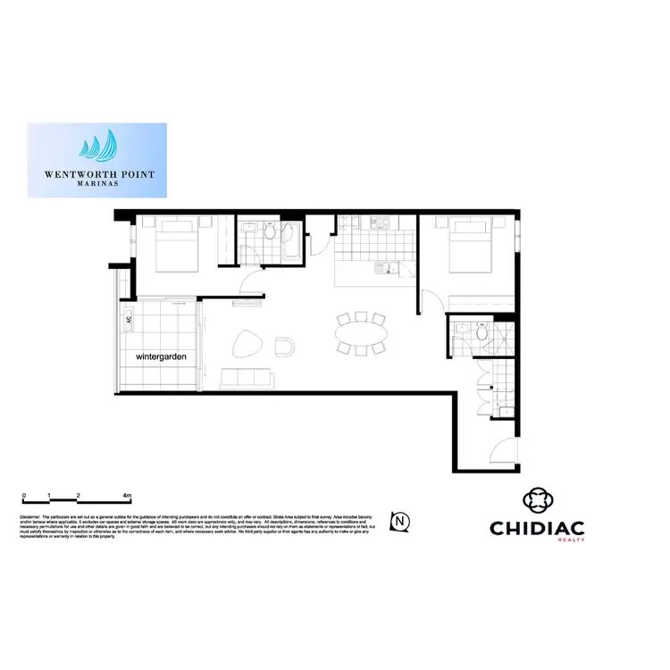 Floorplan of Homely apartment listing, 807/53 Hill Road, Wentworth Point NSW 2127