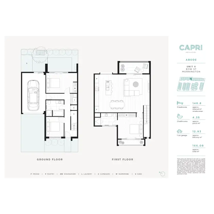 Floorplan of Homely townhouse listing, 6/2 Philip Street, Mornington VIC 3931