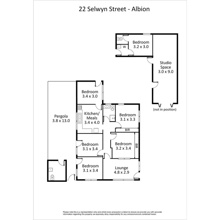Floorplan of Homely house listing, 22 Selwyn Street (Albion), Sunshine VIC 3020