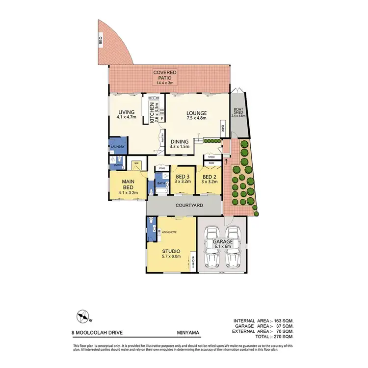 Floorplan of Homely house listing, 8 Mooloolah Drive, Minyama QLD 4575