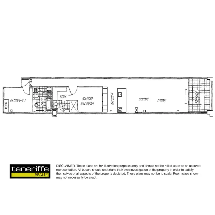 Floorplan of Homely apartment listing, 54 Vernon Terrace, Teneriffe QLD 4005