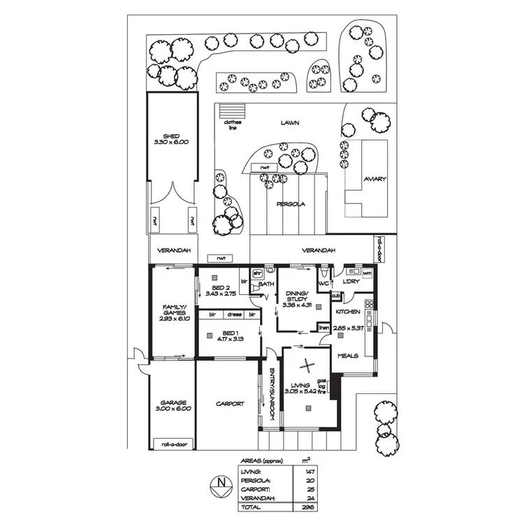 Floorplan of Homely house listing, 27 Coral Sea Road, Fulham SA 5024