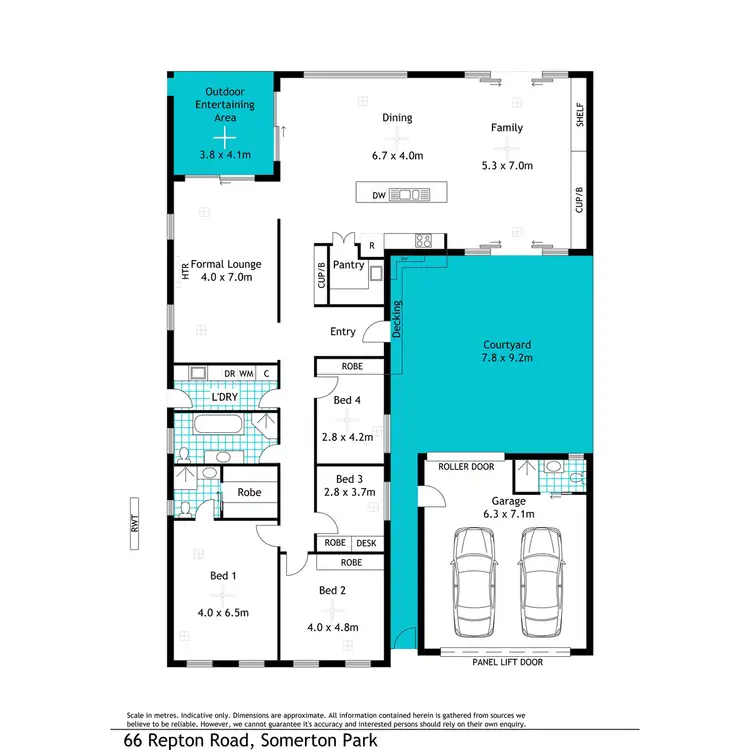 Floorplan of Homely house listing, 66 Repton Road, Somerton Park SA 5044