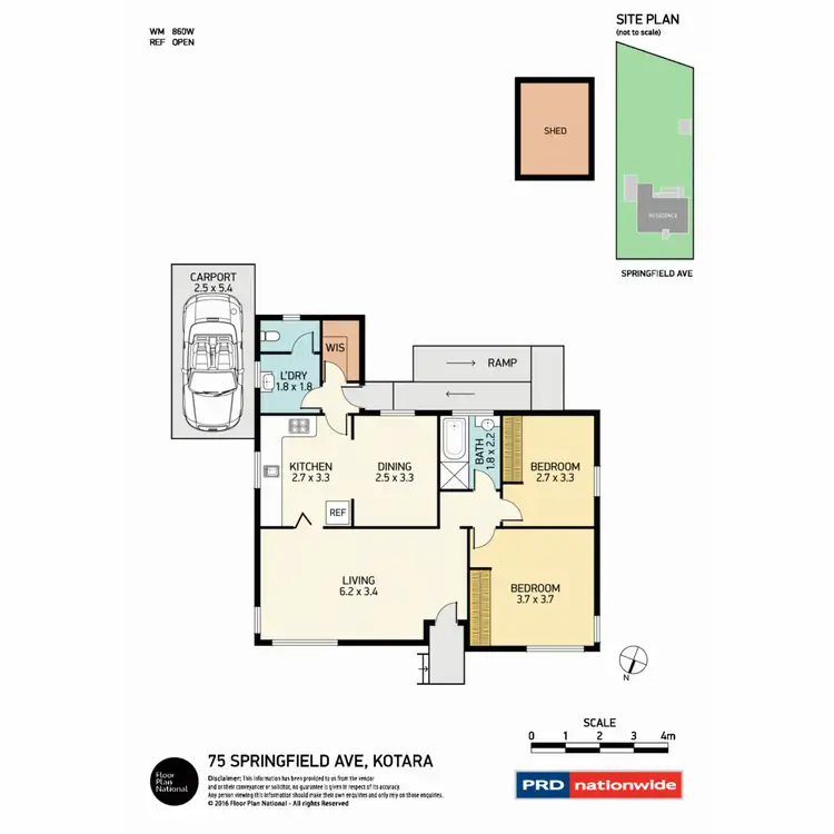 Floorplan of Homely house listing, 75 Springfield Avenue, Kotara NSW 2289