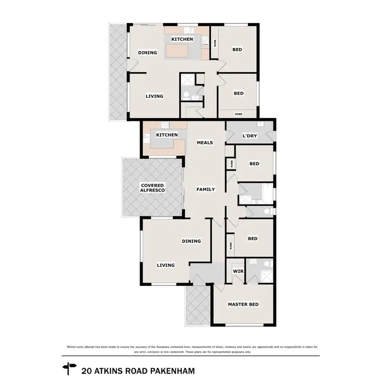 Floorplan of Homely house listing, 20 Atkins Road, Pakenham VIC 3810